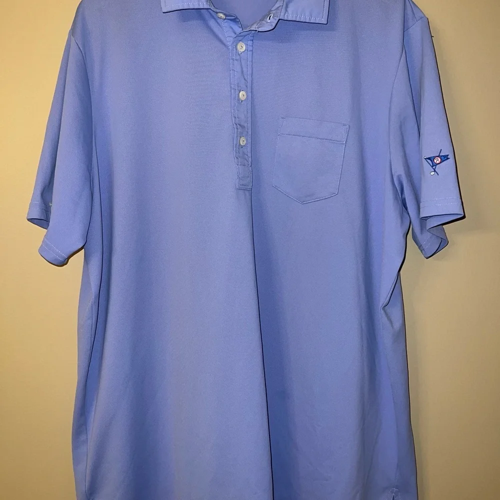 Ralph Lauren RLX Light Blue Golf Polo Shirt XL